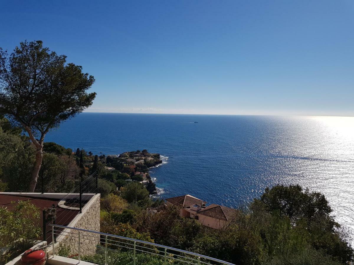 Vue Mer.Tranquilite.Cap D'Ail A 10 Mn De Monaco Кап д'Аил Екстериор снимка