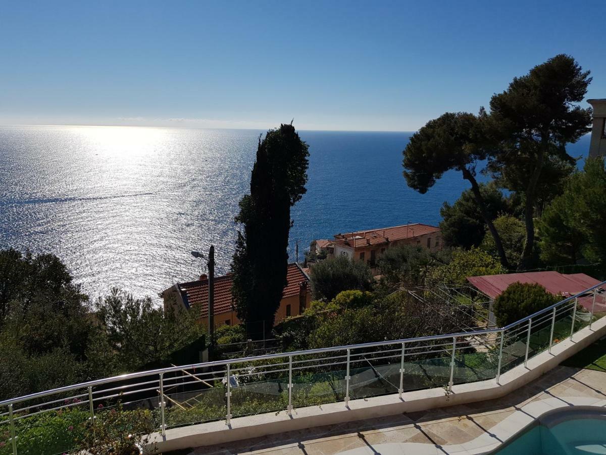 Vue Mer.Tranquilite.Cap D'Ail A 10 Mn De Monaco Кап д'Аил Екстериор снимка